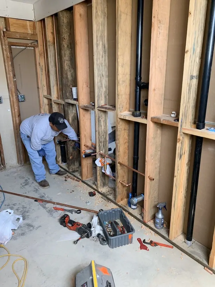 Commercial rough-in plumbing for Trenchless Sewer Repair in Bryan Place